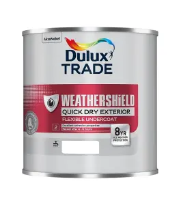 Dulux Trade Weathershield Quick Drying Undercoat White 1L