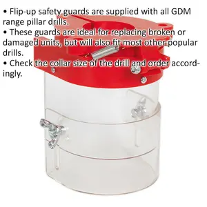 Drill Press Safety Guard - 40mm Collar - Pillar Drill Protective Guard