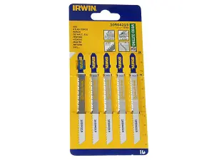 IRWIN Wood Jigsaw Blades Pack of 5 T101B