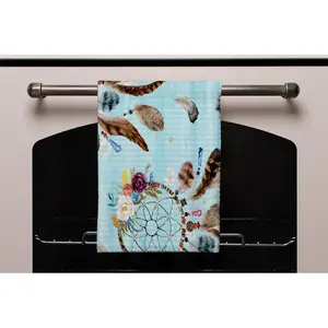 Cotton Floral Tea Towel Kitchen Towel (Set of 3)