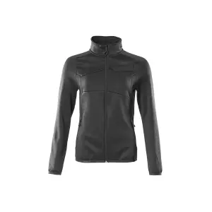 Mascot Accelerate Ladies Microfleece Jacket with Zipper (Black)  (XX Large)