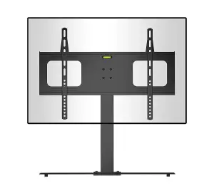 Duronic TVS2D2 TV Stand and Tilting Monitor Bracket, Standing Desktop Mount with VESA 600x400 for Flat Screen Television 32-65"