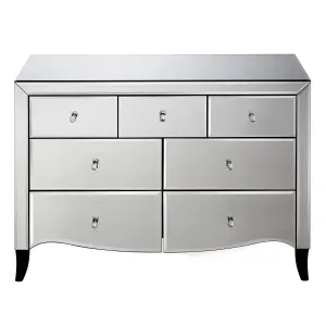 Birlea Palermo 3 Over 4 Chest Mirrored