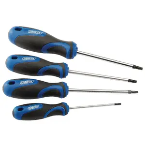 Draper  Draper TX-STAR Soft Grip Screwdriver Set (4 Piece) 36851