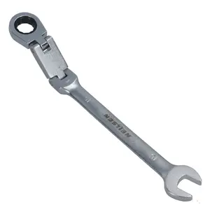 15mm Metric Double Jointed Flexi Ratchet Combination Spanner Wrench 72 Teeth