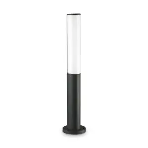 Ideal Lux Etere Integrated LED Outdoor Bollard Black 1150Lm 3000K IP44