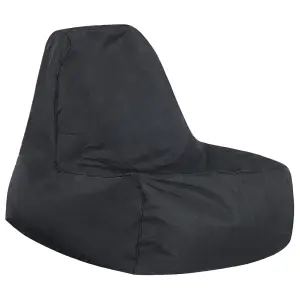 Beliani Traditional Bean Bag Black SIESTA