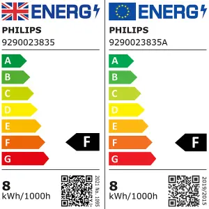 Philips WiZ E27 60W LED Cool white & warm white A60 Dimmable Frosted Light bulb