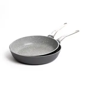 MasterClass Cast Aluminium Fast-heating Frying Pans Set with Non-stick Coating