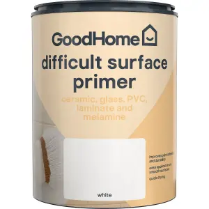 GoodHome Difficult Surfaces White Primer & undercoat, 750ml