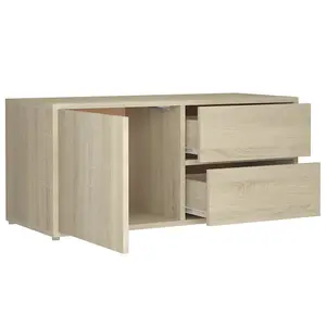 Berkfield TV Cabinet Sonoma Oak 80x34x36 cm Engineered Wood