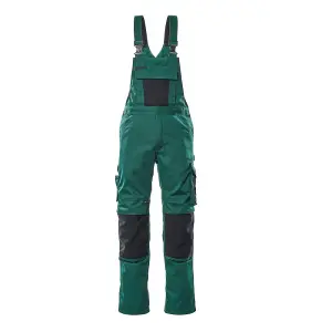 Mascot Unique Augsburg Bib & Brace - Green/Black   (28.5) (Leg Length - Regular)