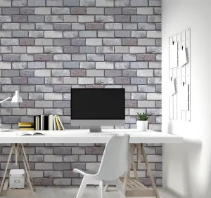 Arthouse Industrial Brick Wallpaper