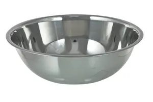 Buckingham Deep Salad Mixing Bowl Premium Stainless Steel for Mixing, Serving, and Food Preparation (48 cm)