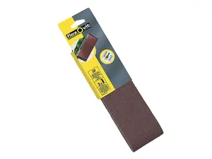 Flexovit Cloth Sanding Belt 533 x 75mm Medium 80G (Pack 2)