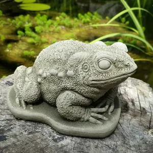 Bocana Frog Animals Stone Garden Statue