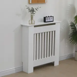 MDF Radiator Cover With Modern Cabinet Top Shelving (Small)