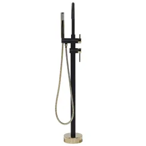 Freestanding Bathtub Faucet TUGELA Black-Gold