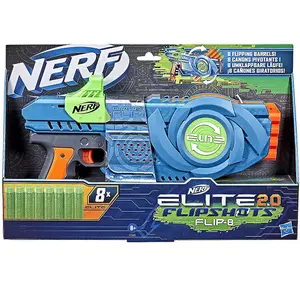 Nerf Elite 2.0 Flip 8 Dart Gun & Darts