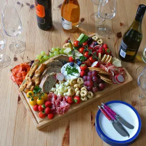 Wooden Butchers Block Chopping Board - 45cm x 30cm