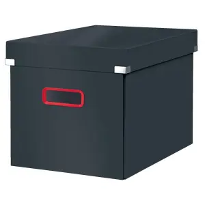 Leitz Click & Store Cosy Velvet Grey Cube Storage Box Large