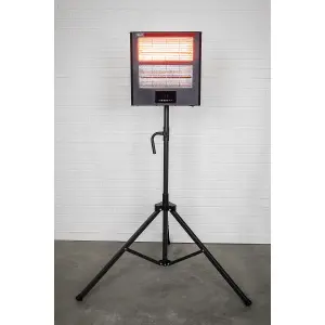 Sealey Infrared Quartz Heater With Tripod Stand 230V 1.4/2.8kW Portable IR28CT