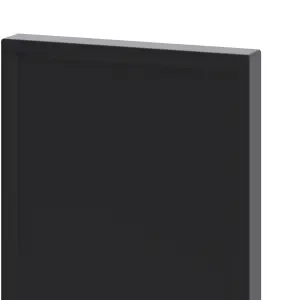 GoodHome Pasilla Matt carbon thin frame slab Matt carbon Tall wall Cabinet door (W)150mm (H)895mm (T)20mm