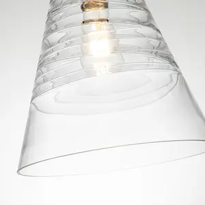 Luminosa Feiss Elmore Dome Pendant Ceiling Light Burnished Brass