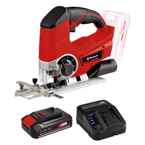 Einhell Cordless Jig Saw 18V Power X-Change With Battery And Charger 47 Degree Bevel TE-JS 18/80 Li