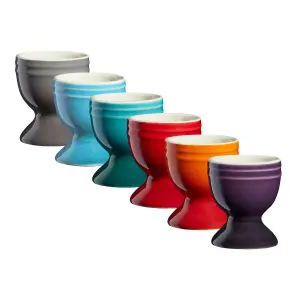 Cooks Professional 6 Piece Multi Colour Egg Cups