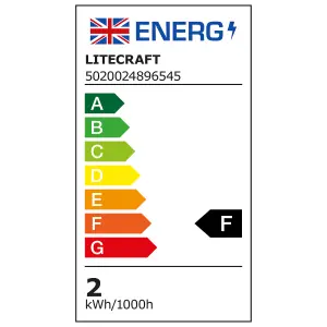 Litecraft G9 2W Pack of 3 Warm White Capsule LED Light Bulb