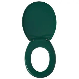 Bemis Buxton Hunter Green Toilet Seat Ultra-Fix 2850CPT107