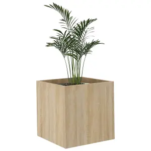 Berkfield Planter Box Sonoma Oak 40x40x40 cm Engineered Wood