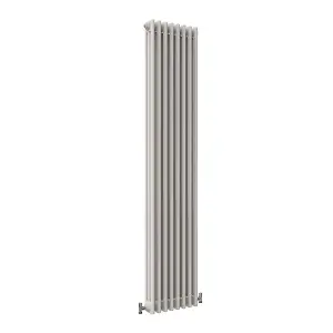 Vertical White Triple Column Radiator (H) 1800mm x (W) 380mm, 6851 BTU.