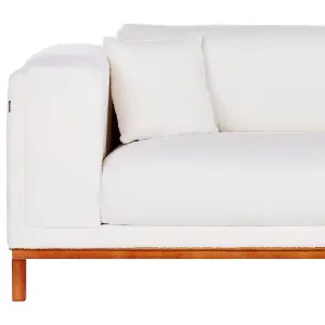 4 Seater Boucle Sofa Off-White VENG