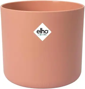 Elho B.for Soft Round 16cm Delicate Pink Recycled Plastic Plant Pot