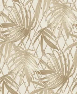 Paradise Palm luxury heavyweight wallpaper - Gold