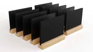 ALLboards Table top chalkboards MINI SHAPE - set of 10