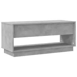 Berkfield TV Cabinet Concrete Grey 102x41x44 cm Engineered Wood