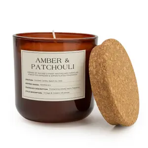 Apothecary Amber & Patchouli Medium Jar candle