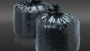 STRONG BIN BAGS LINERS DUTY REFUSE SACKS BLACK RUBBISH 100% RECYCLED GOOD 1000 bags