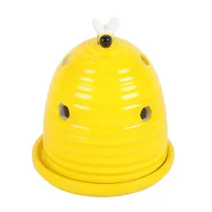 Something Different Beehive Incense Cone Holder Yellow (One Size)