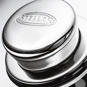 Stellar S1F5B 1000 Deep Saucepan Set, Stainless Steel