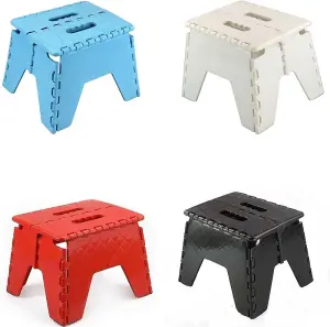 New Folding Handy Step Stool Strong 150kg Handle Storage Collapsible Multi Use