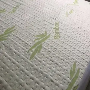 Just So Home Organic Bamboo Knitted Jacquard Waterproof Mattress Protector ( Double)