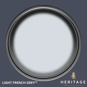 Dulux Trade Heritage Light French Grey Eggshell Wall paint, 750ml