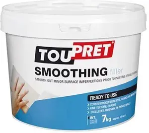 Toupret Fine Finish Ready Mixed Finishing Plaster 7000G Tub