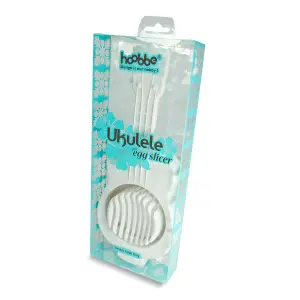 Hoobbe Ukulele Guitar Shaped Kitchen Novelty Egg Slicer Cutter