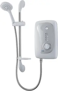 Triton Martinique 8.5Kw Satin Chrome Electric Shower - RP Topaz T100 Bezique +