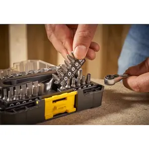 STANLEY FatMax 37-Piece Socket and Bit Set for Professional Mechanics and DIY Enthusiasts